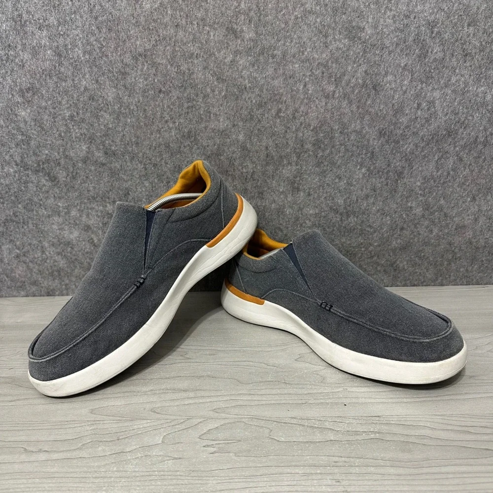 OrthoComfoot Slip On Loafers Mens EU‎ 47 US 13 Gray Arch Support Boat Shoes